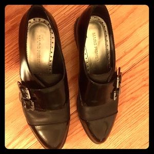 Marc Fisher Leather Monkstrap flats